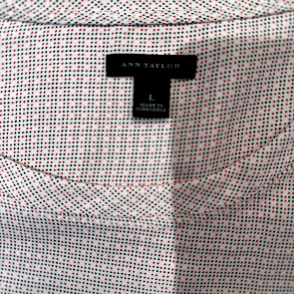 (#03) Ann Taylor blouse size L - Picture 3 of 10